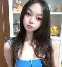 三叠泉 小丫头